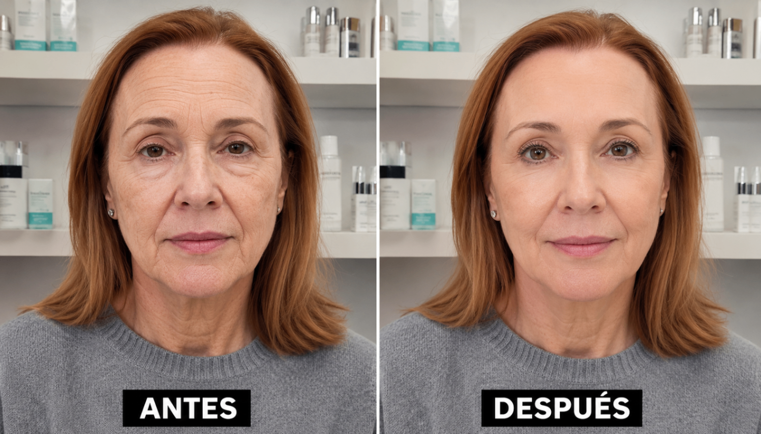 Susan, 47, antes y después del método